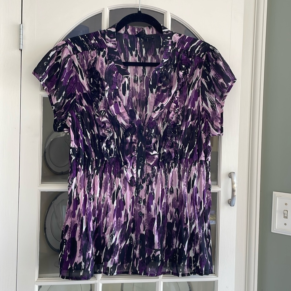 Neu Options Stretch Print Blouse
